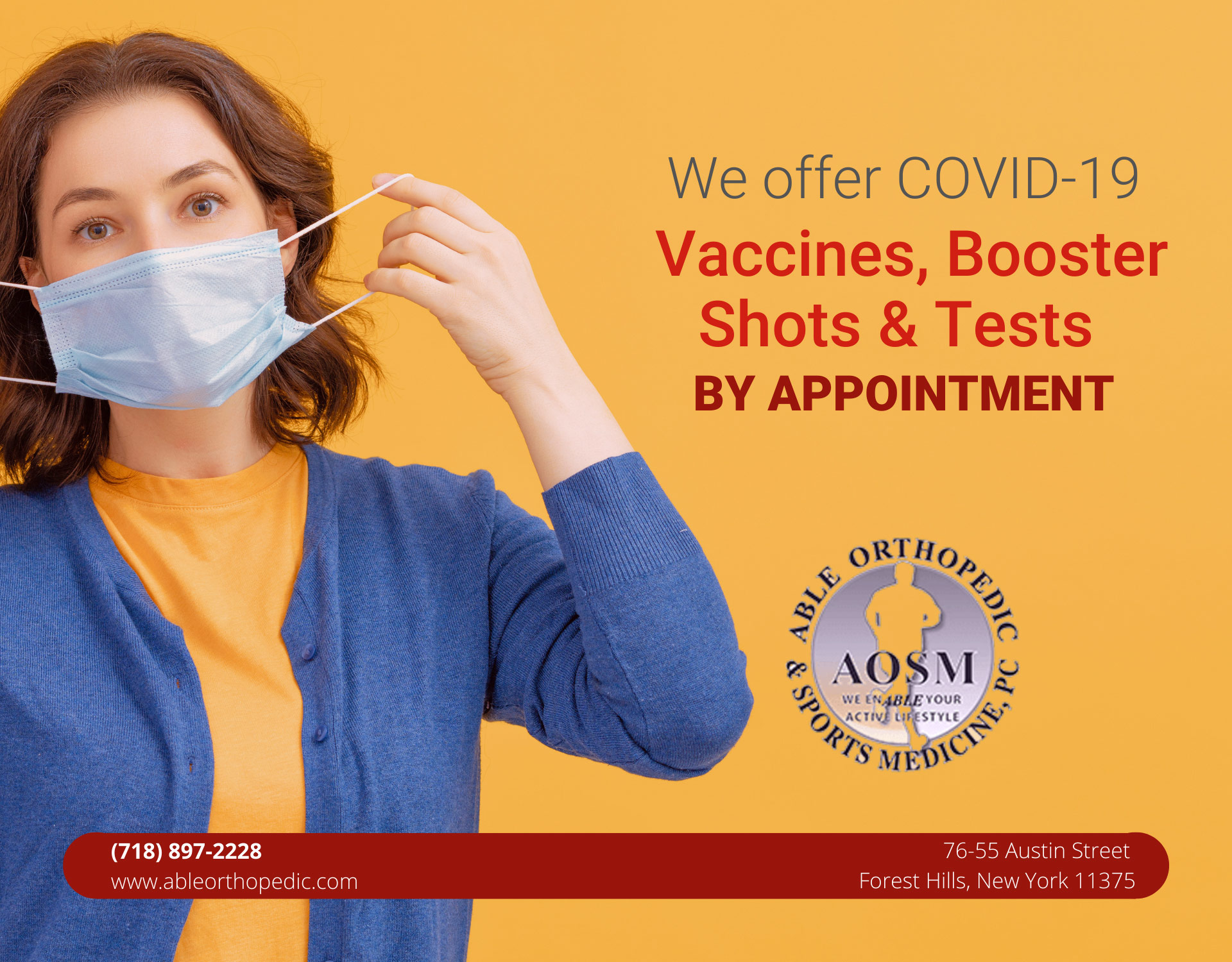 COVID-19 Vaccines, Booster Shots, COVID-19 Tests